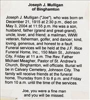 Mulligan, Joseph J